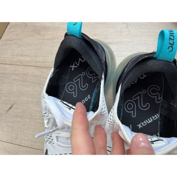 NIKE AIR MAX 270 Sneakers Men Shoes 10 White Shoes - Picture 8 of 10